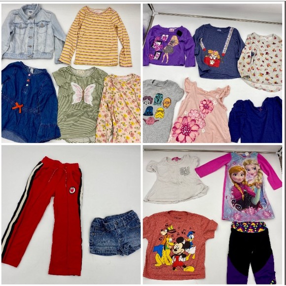 Custom Variety Pack Bottoms Girls Children Play Clothing 8 Items
